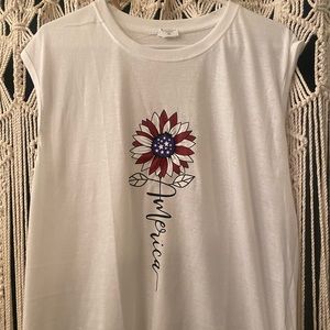 Brand new white tank